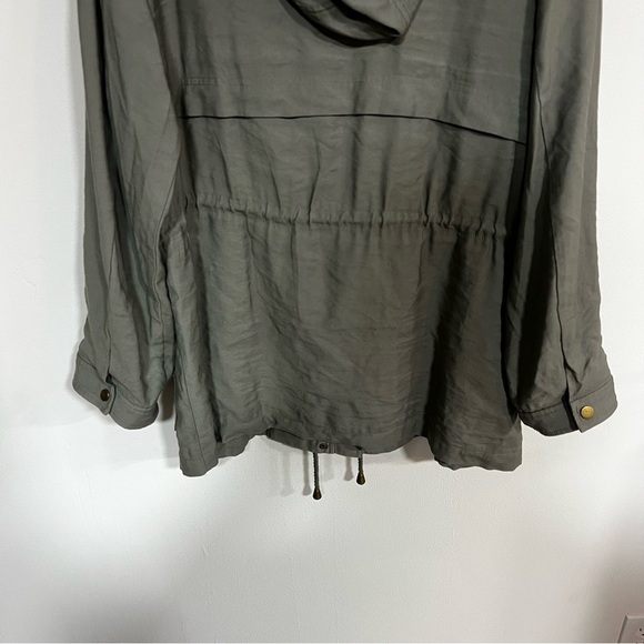 Heartloom Hooded Army Green Utility Jacket - Picture 9 of 13